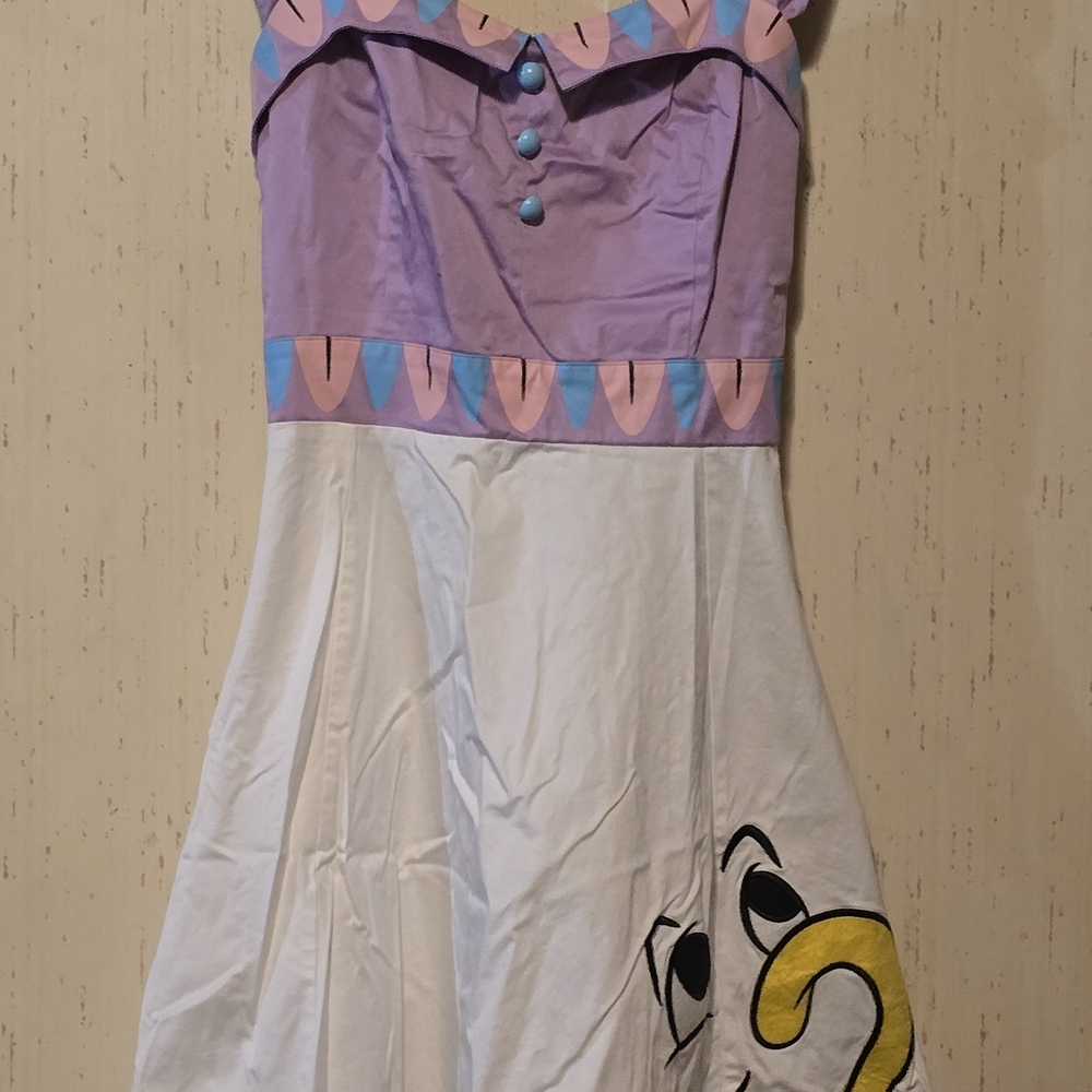 Disney Parks Beauty And The Beast Chip Dress.